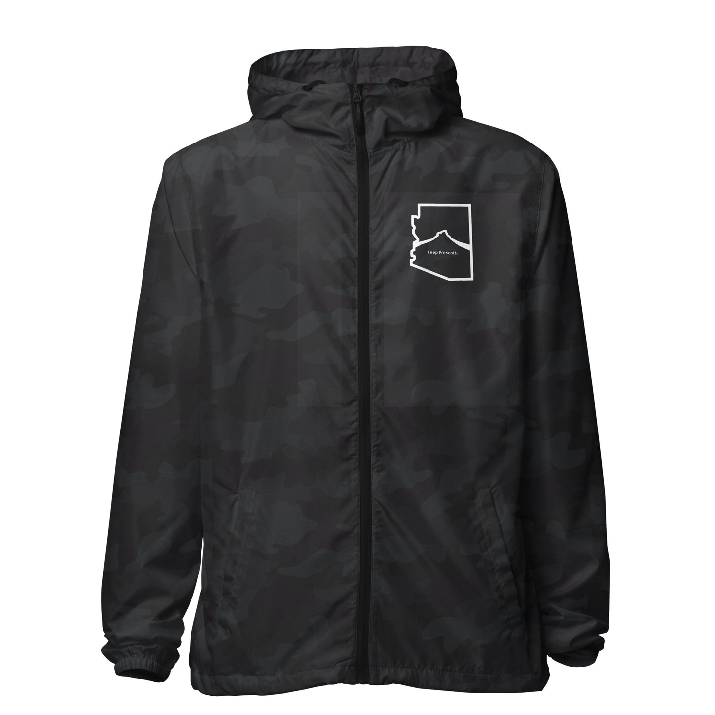 KEEP PRESCOTT™ Unisex lightweight zip up windbreaker