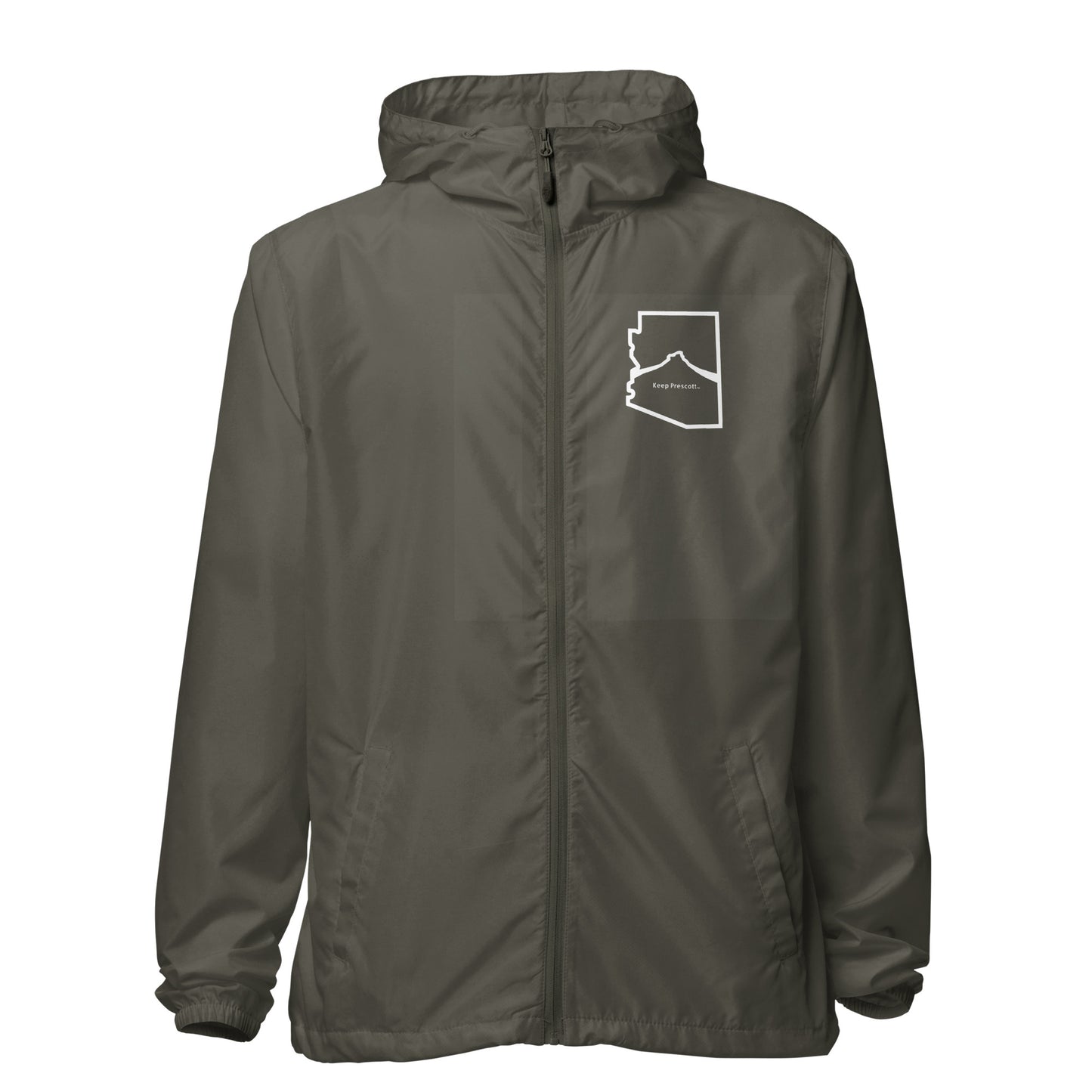 KEEP PRESCOTT™ Unisex lightweight zip up windbreaker